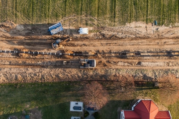 Construction of the Galow - Kielczow high - pressure gas pipeline 